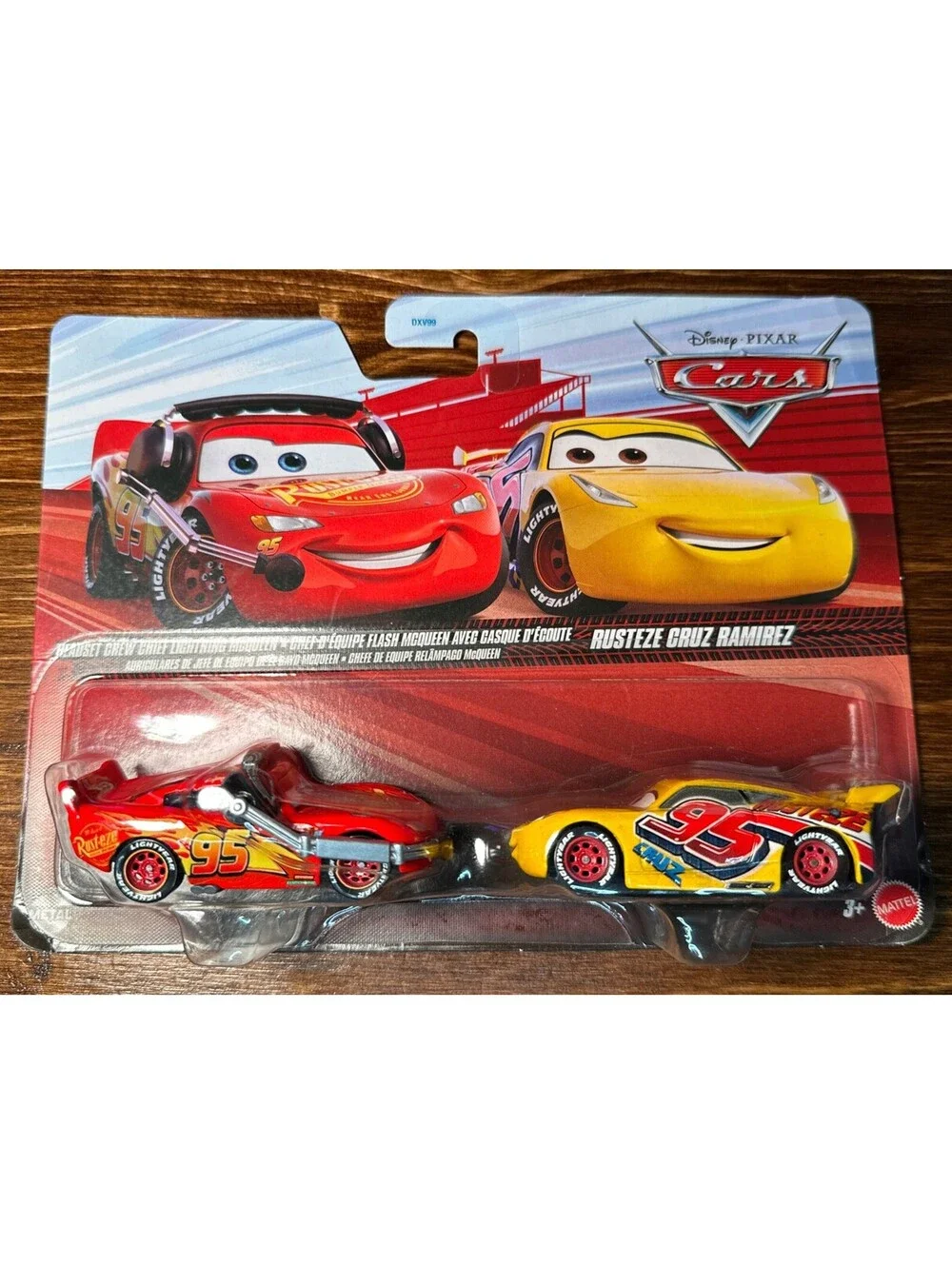 Disney Pixar Cars Headset Crew Chief LIGHTNING MCQUEEN & RUSTEZE CRUZ RAMIREZ